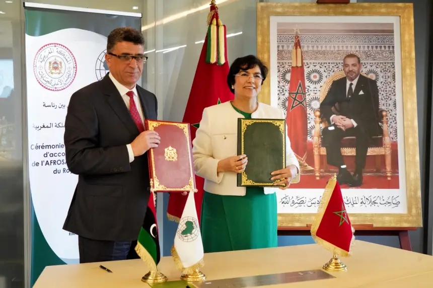 التوقيع على مذكرة اتفاق حول نقل مهام الأمانة العامة للأفروساي إلى المجلس الأعلى للحسابات بالمملكة المغربية